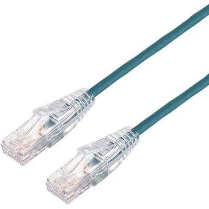 Cat6A Patch leads, Ultra Thin UTP LAN Cable, Multiple Colours