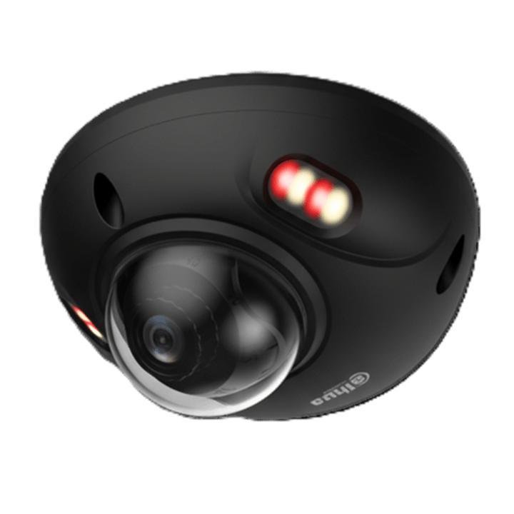 Dahua 4MP DHI-IPC-HDBW3467F-AS-IL-ANZ, Smart Dual Light Fixed-focal Dome WizSense Network Camera, Black
