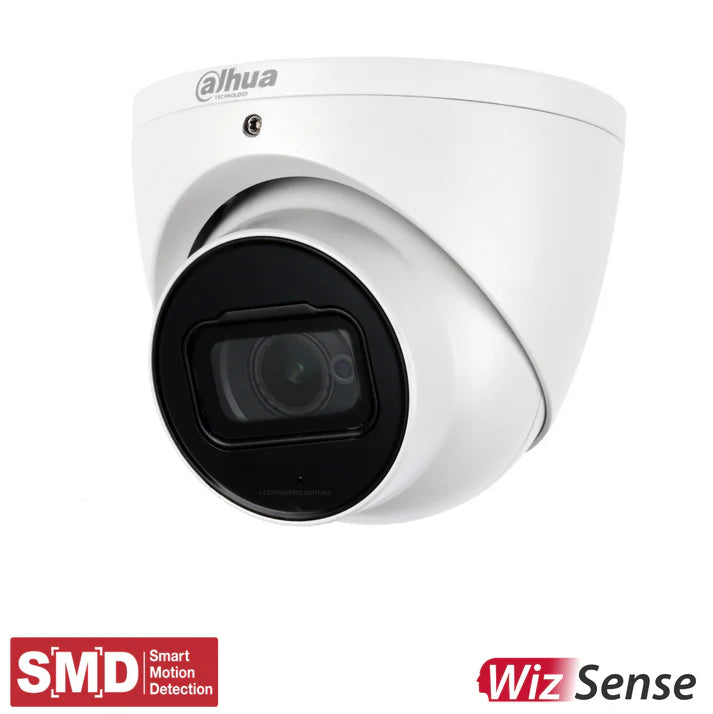 Dahua AI Camera, 5MP Smart AI Starlight Turret Fixed 2.8mm