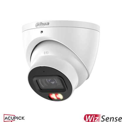 Dahua 6MP Camera AI Version WizSense SMD with Warm Light and Accu-Pick technology for effective surveillance.