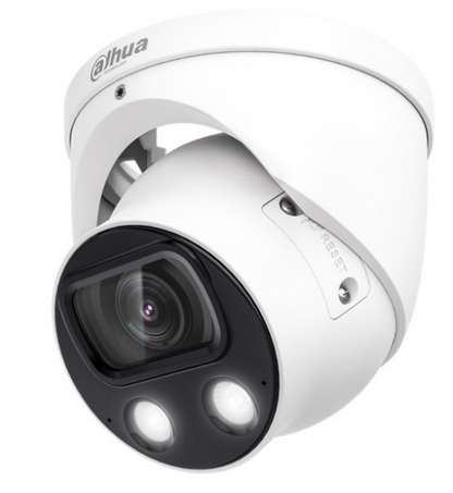 Dahua IPC-HDW5849H-ASE-LED, 8MP Full-color Fixed-focal Warm LED Eyeball WizMind Network Camera