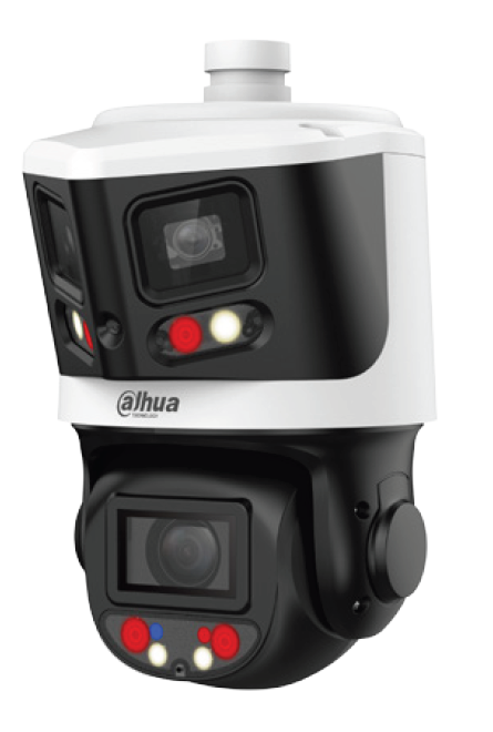 Dahua TiOC WizSense Dual-LED 8MP+4MP x10 Zoom Auto Tracking IP PTZ Camera - DH-SDT3E410-8P-MB-A-PV1