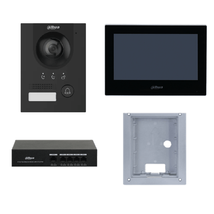 Dahua Intercom KTP01L-AUS, Dahua IP Intercom Villa Kit | DHI-KTP01L-F-B-VTO/VTH-AUS | CCTVMASTERS.COM.AU