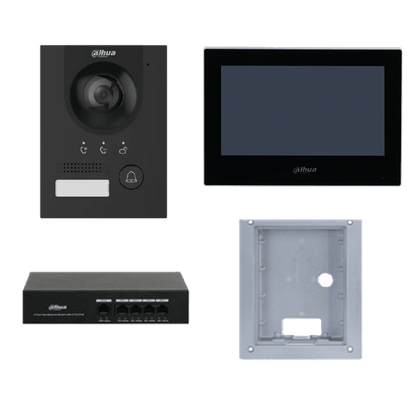 Dahua Intercom KTP01L-AUS, Dahua IP Intercom Villa Kit | DHI-KTP01L-F-B-VTO/VTH-AUS | CCTVMASTERS.COM.AU