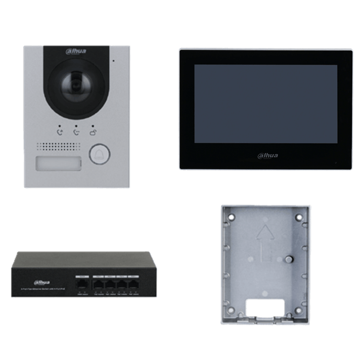 Dahua Intercom KTP01L-AUS, Dahua IP Intercom Villa Kit | DHI-KTP01L-S-B-VTH-AUS | CCTVMASTERS.COM.AU