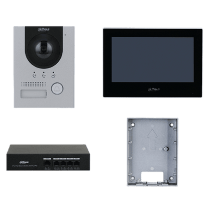 Dahua Intercom KTP01L-AUS, Dahua IP Intercom Villa Kit | DHI-KTP01L-S-B-VTH-AUS | CCTVMASTERS.COM.AU