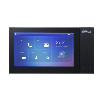 Dahua Intercom 7 Inch Touch Screen IP White Monitor | DHI-VTH2421FB-P | CCTVMASTERS.COM.AU
