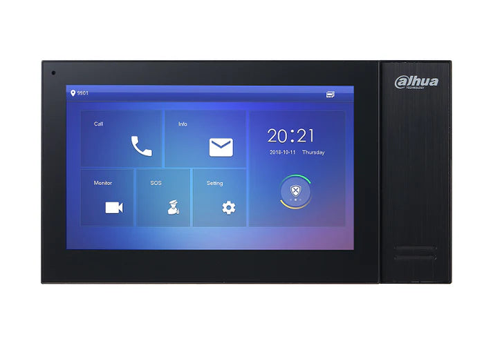 Dahua IP Intercom, 7inch Touch Screen IP Monitor with 2MP Door Bell