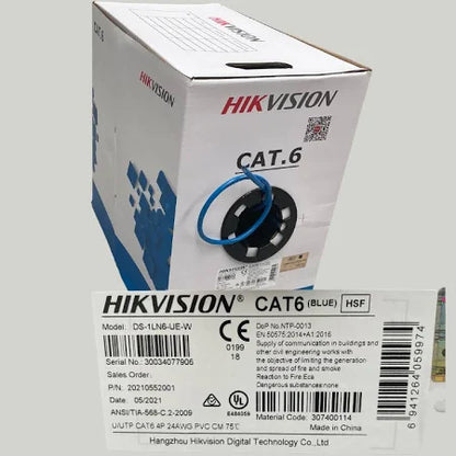 Hikvision CAT6 Data Cable 305M Blue Or Yellow Colour