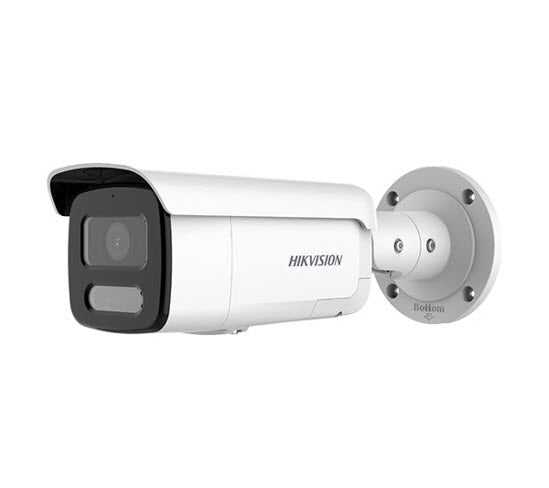 Hikvision DS-2CD2T47G2-LSU/SL 4MP Outdoor ColorVu Bullet Camera, 120db WDR, 30m White LED