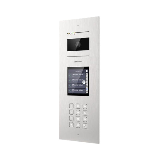 Hikvision DS-KD7003EY-S2 2-Wire Door Station, Touch Display, Wide Angle WDR, IK08