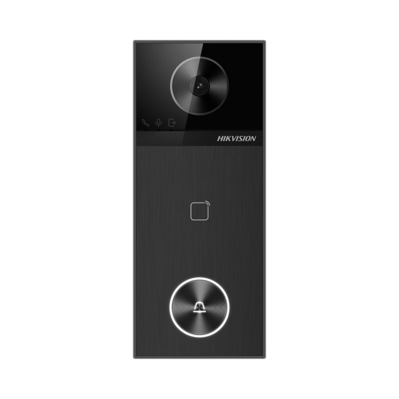 Hikvision KV6114-WBE1, Villa Door Station, 1 Button, 4MP, Card and Bluetooth