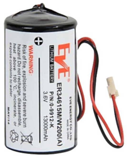 DSC BATT13.0-3.6V 3.6VDC/13Ah Li-Thionyl Chloride Replacement Battery