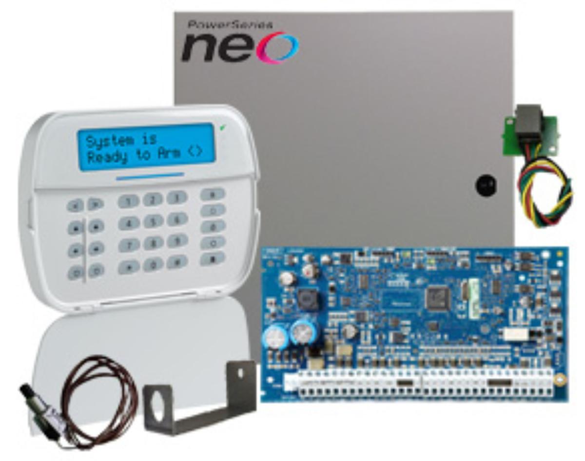 DSC PowerSeries NEO Basic Kit 16-Zone with DSC-HS2LCDS Keypad and NO PIR