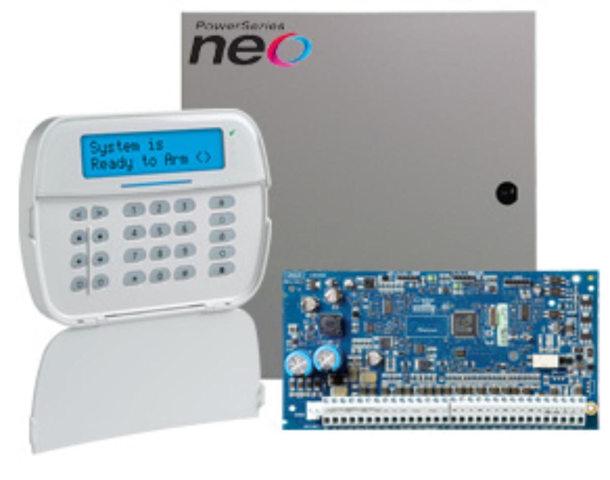 DSC PowerSeries NEO Basic Kit 128-Zone with DSC-HS2LCDS Keypad, NO PIR and NO TAMPER