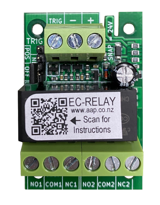 AAP DPDT 8 Amp Relay board with 12V or 24V AC/DC Coil