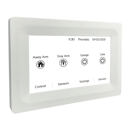 AAP 5in TOUCH Screen keypad, EM4100 Prox reader | EC-TOUCH-P-W | CCTVMASTERS.COM.AU