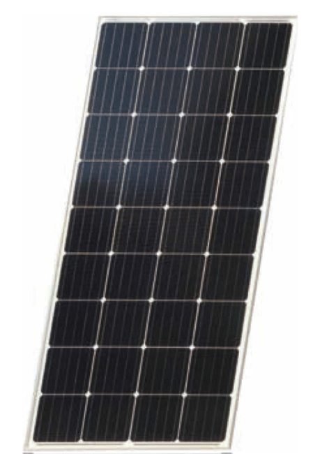 Solar Panel 12VDC 170W Mono-Crystalline Solar Panel with Tempered Glass IP67 Black