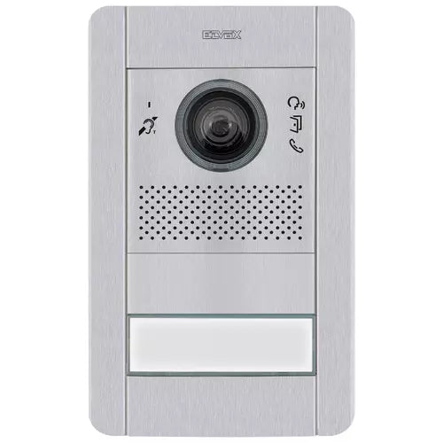 Elvox Sip2.0 IP Intercom 1 Button Video Door Station Grey Plastic