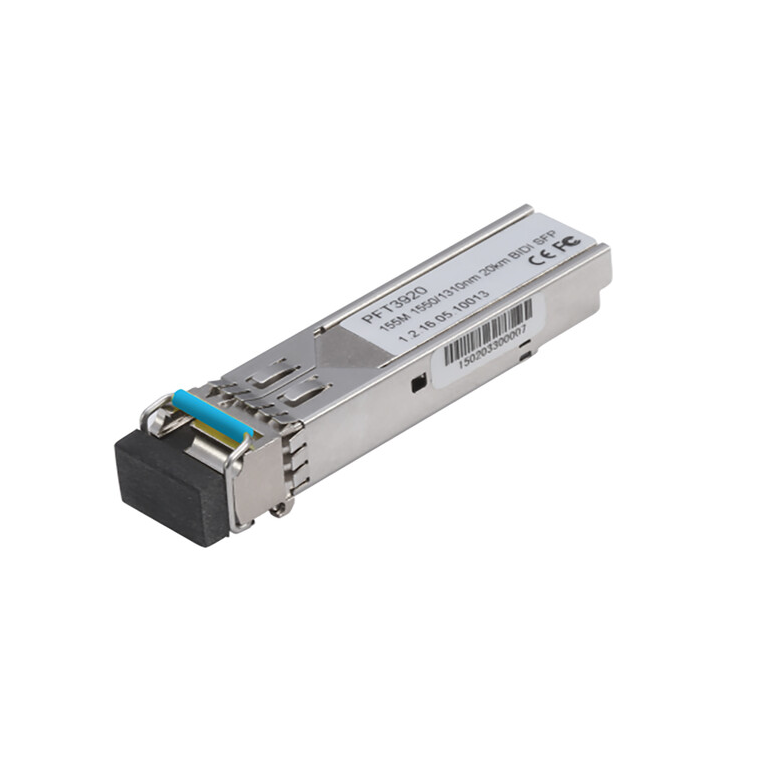 Dahua SFP Single Mode Fibre Module Full Duplex Silver LC TX 1310NM 1.25Gbps 20km