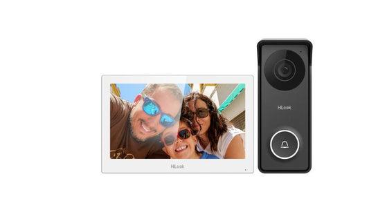 HiLook 4-Wire Hybrid Video Intercom Kit HA-KIT-H1, Wifi, 7 inch Touchscreen