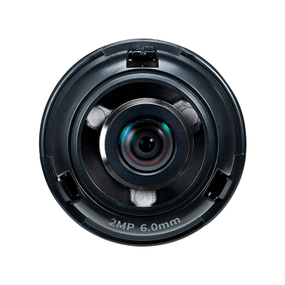 Hanwha 1/2.8" Fixed Focal 2MP Lens to suit PNM-9322VQP, F2.0 | HN-SLA-2M6000P | CCTVMASTERS.COM.AU