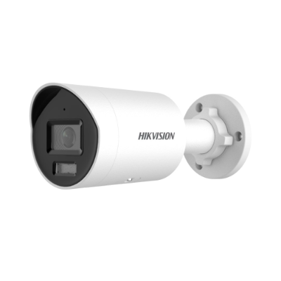 Hikvision Camera, DS-2CD2067G2LU, 6MP Outdoor ColorVu Gen 2 Mini Bullet Camera, AcuSense, H.265, Mic