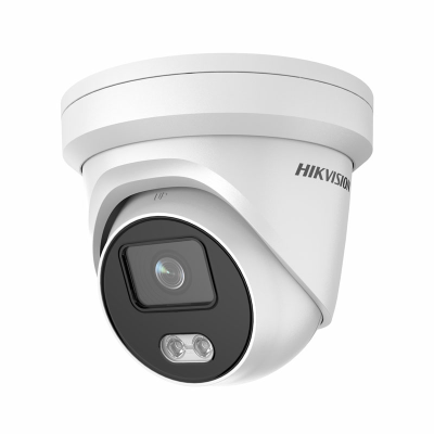 Hikvision 4MP Outdoor ColorVu Gen 2 Turret Camera, 130db WDR, 40m White LED