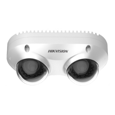 Hikvision Dual Lens Panovu Camera, 2x5MP Sensor, WDR, H.265, IK10, IP67