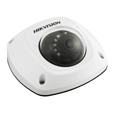 Hikvision 2MP Outer Vehicle Mobile Dome Camera, WDR, 10m IR, IP66, IK08, 8mm