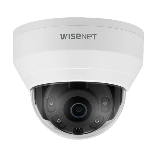 Hanwha Wisenet NEW-Q 5MP Outdoor Dome Camera, H.265, WDR, 20m IR, IP66, IK10, 2.8mm