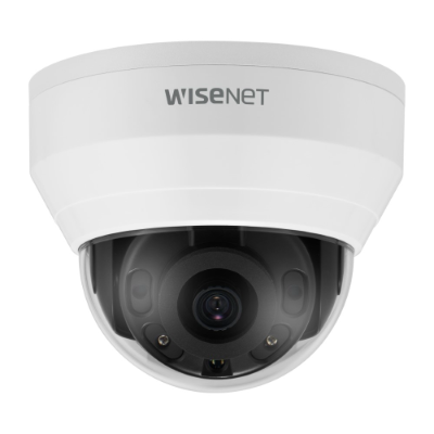 Hanwha Wisenet 5MP Dome Camera, H.265, 120dB WDR, 20m IR, 6mm Fixed Lens