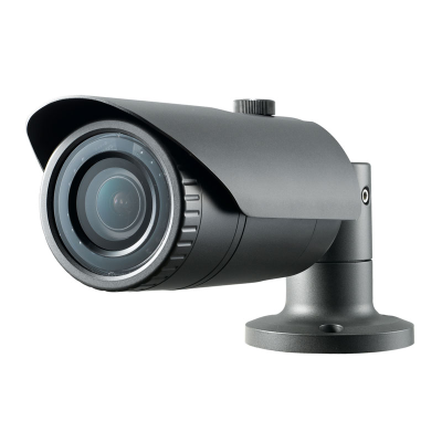 Hanwha Wisenet 2MP Outdoor Bullet Camera, H.265, 30fps, IK10, 30m IR, 2.8-12mm