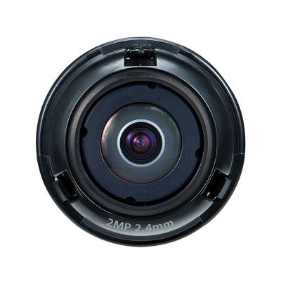 Hanwha 1/2.8" Fixed Focal 2MP Lens to suit PNM-9322VQP, F2.0 | HN-SLA-2M2400P | CCTVMASTERS.COM.AU