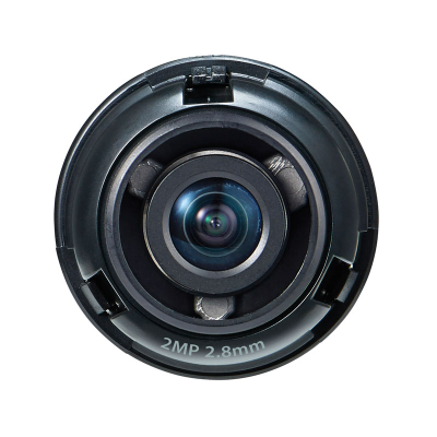 Hanwha Wisenet 1/2.8" Fixed Focal Megapixel Lens to suit PNM-9000VQ, F2.0 | HN-SLA-2M2800Q | CCTVMASTERS.COM.AU