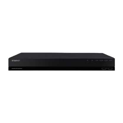 Hanwha Wisnet WAVE 8ch PoE/PoE+ NVR, 80Mbps, No HDD, SATA