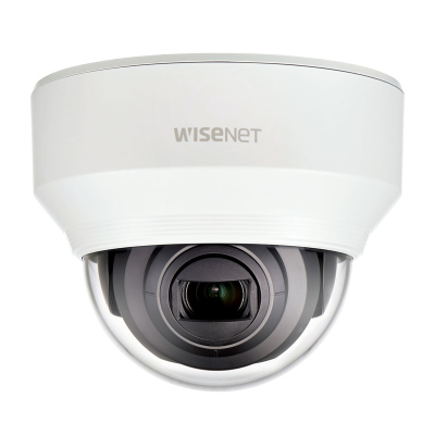 Hanwha Wisenet 2MP Indoor Dome Camera, H.265, 60fps, 150dB WDR, 2.8-12mm