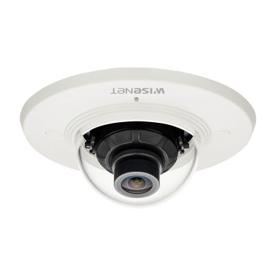 Hanwha Wisenet 5MP Indoor Dome Camera, H.265, 30fps, 120dB WDR, 3.7mm