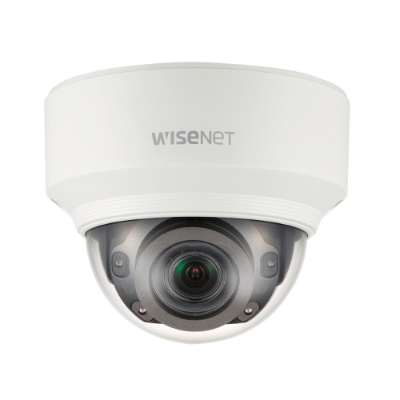 Hanwha Wisenet Indoor 5MP Dome Camera, H.265, IK08, 30m IR, 120dB WDR, 3.9-9.4mm