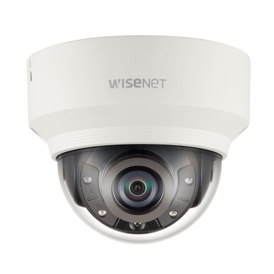 Hanwha Wisenet 2MP Outdoor Dome Camera, H.265, 60fps, WDR, IK10, 30m IR, 4mm