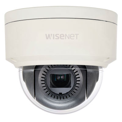 Hanwha Wisenet 2MP Outdoor Dome Camera, Extra lux, PTRZ, 60fps, 4.1-16.4mm