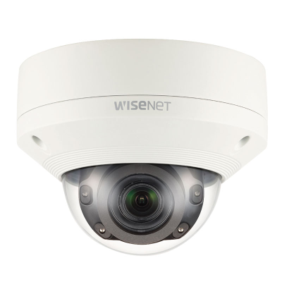 Hanwha Wisenet 5MP Outdoor Dome Camera, H.265, 30fps, WDR, 50m IR, 3.9-9.4mm