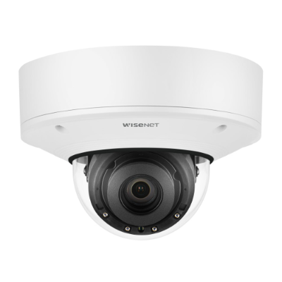 Hanwha 5MP Outdoor PoE Extender Vandal Dome Camera, WDR, 50m IR, 3.9-9.4mm