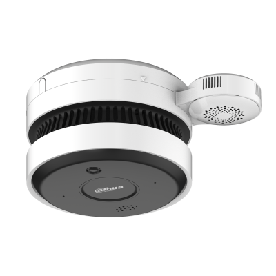 Dahua 5MP IR AI-Fire Smoke Sensing Network Camera, DHI-HY-SAV849HA-ET with temperature and humidity detection.