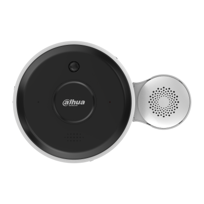 Dahua 5MP IR AI-Fire Smoke Sensing Network Camera, DHI-HY-SAV849HA-ET top view with microphone