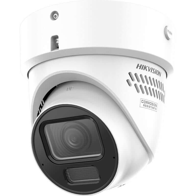 Hikvision 8MP Camera, Dual Illumination Strobe Light Audio VF Turret | DS-2CD3H87G3-LIZSUY/SL | CCTVMASTERS.COM.AU