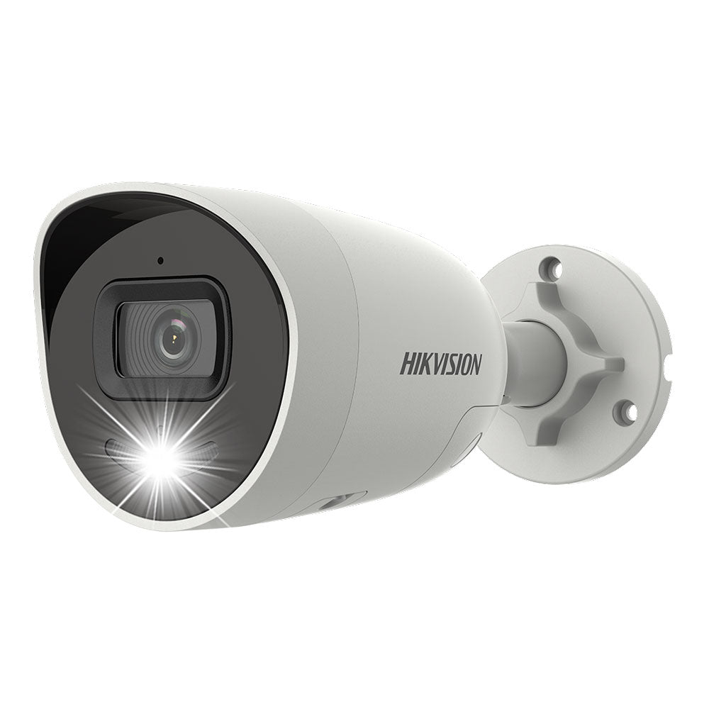 Hikvision, HIK-2CD2066G2-IU/SL, 6MP AcuSense Strobe Light and Audible Warning Fixed Turret Camera