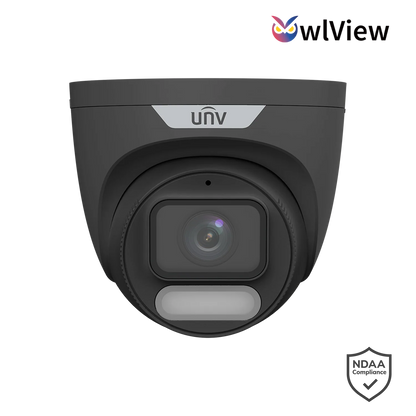UNV CCTV Kit 3 x 6MP Turret ColorHunter with WiseISP Camera 4CH NVR