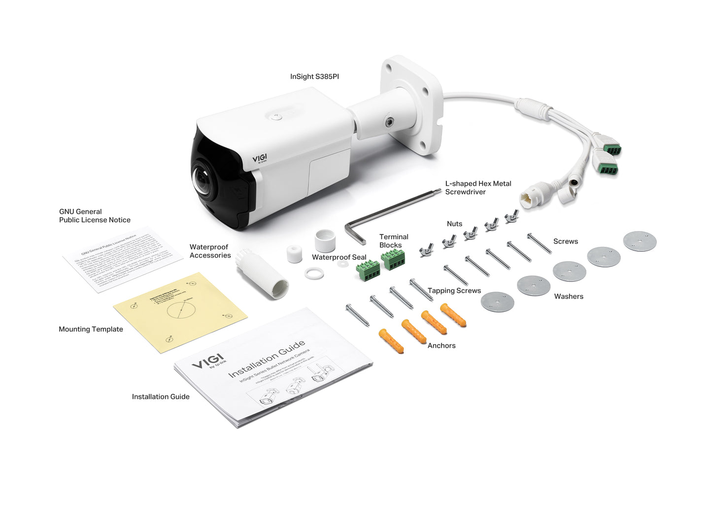 TP-Link IP Camera VIGI 8MP Outdoor IR Panoramic Bullet Network Camera