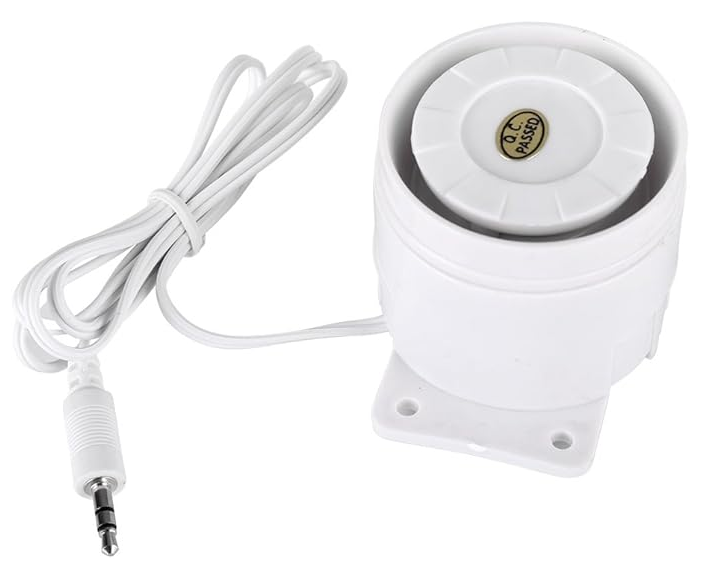Indoor Siren Wired Mini Horn Siren Home Security Sound Alarm System 120dB DC 12V